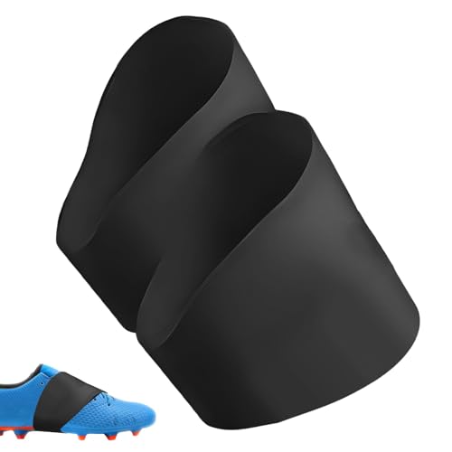 Bandas de encaje para botas de fútbol,Cubiertas de encaje para botas | 2 piezas de banda para zapatos de fútbol | Protector de silicona para zapatos de fútbol, ​​protector para jóvenes y adultos para