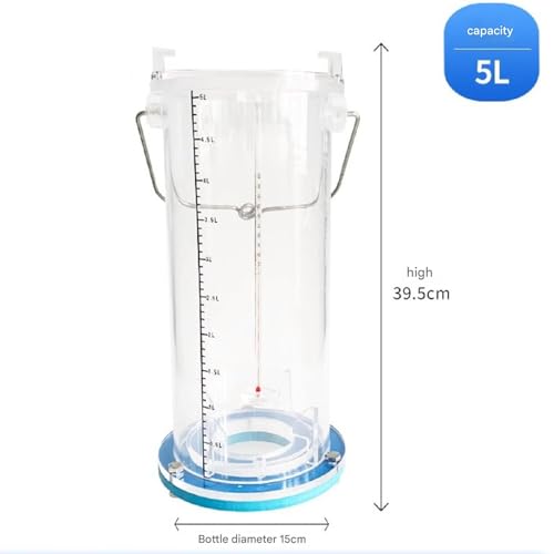 Bécher pendulaire gradué et épais pour échantillonneur d'eau 5 L - 2