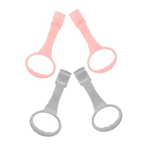 Sosoport 4pcs Baby Playpen Pull Up Rings Pull Up Rings Baby Walking Exercises Assistant Rings Baby Bed Stand Up Rings Baby Cot Hanging Rings