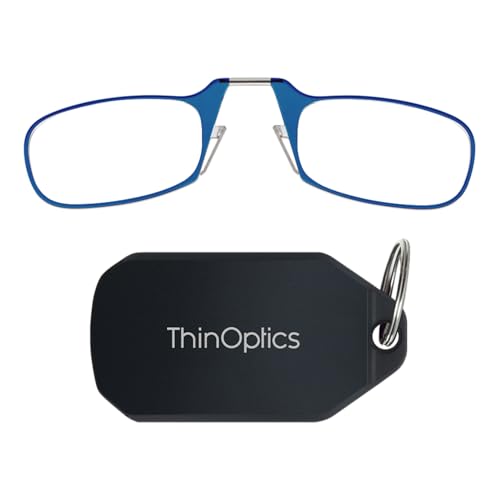 ThinOptics Keychain Case and Readers Rectangular Reading Glasses