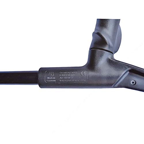 Aluminiowa kula ortopedyczna z trzciną, otwarta, z mankietem, kula łokciowa, 10 stopni z regulacją wysokości, lekka i łatwa do przenoszenia, dla mężczyzn/kobiet z wygodnym uchwytem innovate