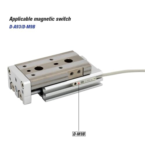 Table à glissière pneumatique MXQL 1 pièce alésage 20 mm