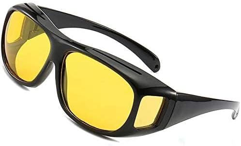 SHEEN KELLY Lunettes de Soleil Polarisé Enveloppantes Vision Nocturne pour Conduite sur Lunettes de Prescription