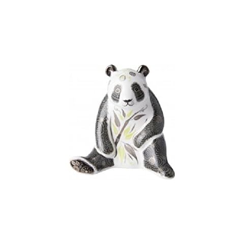 Royal Crown Derby 1st Quality Midnight Panda Paperweight Cover