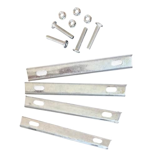 Pegciuho Rear Bike Basket Mounting Kit with Easy Installation Hardware, 4pcs Fixed Gaskets