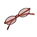 Bottone Christmas Party Colorful Color Small Oval Frame Glasses Fashion Adult Outdoor Party Camping Travel for Men for Women