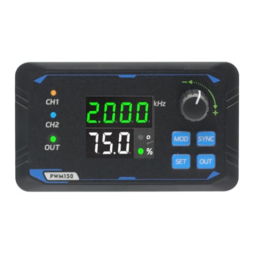 DC 5-24V Dual Signal Generator Square Pulse Wave Frequency Meter 4-20ma Frequency Function Generator 1Hz-150kHz Output