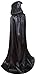 Produktbild Txian extra Lange Kapuze Satin Umhang, Halloween Weihnachten Fancy Cape für Erwachsene