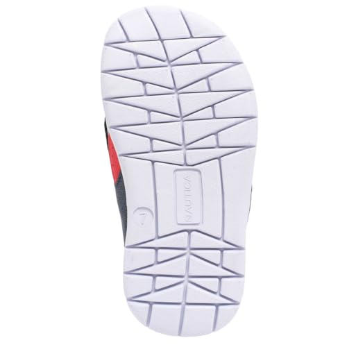 Image of Nautica Toddler Boys Sport Sandals - Lightweight Athletic Open-Toe Summer Shoes with Dual Adjustable Hook and Loop Straps for Outdoor Play, Beach, and Water
