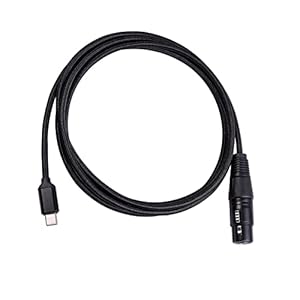 Audio Adapter Audio Digitale Kabel – USB Type C naar XLR-adapter Krachtige – Audiokabel voor microfoon Versterker Luidsprekerkabel, hoogwaardige audiodatakabel Ingebouwde high-end chip Hearthxy