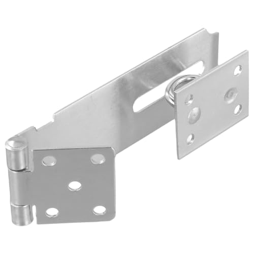 Image of 10 PCS 5 Inch Door Hasp Latch, Stainless Steel Padlock Hasp, Heavy Duty Security Hasp with 90 Pcs Screws, Door Locks Hasp Latch for Doors and Cabinets