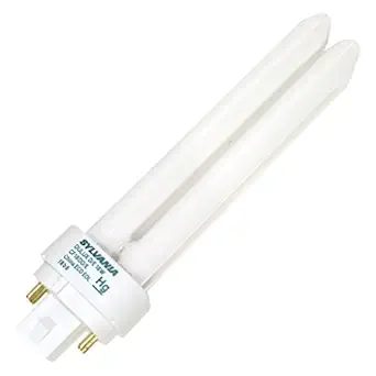 Sylvania 10 Pack 20668 CF18DD/E/841/ECO 18-Watt 4100K 4-Pin Double Tube Compact Fluorescent Lamp