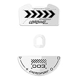 MOSHOU Glass Mouse Skates for Razer Viper V3 Pro / V3 Pro SE, Premium Molded Tempered Glass Super Smooth Polishing 2.5D Curved Edge for Ultimate Gaming Mouse Accessory FPS (White)
