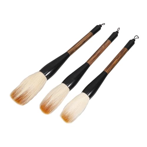 DOITOOL Professional Chinese Paint Brush Set 3 Sizes Kanji Sumi Brush Calligraphy Tool Japanese Watercolor Pen Ink Paint