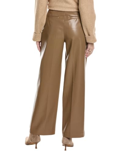 Women's High Rise Fly Front Dbl Pleat Wide Leg2