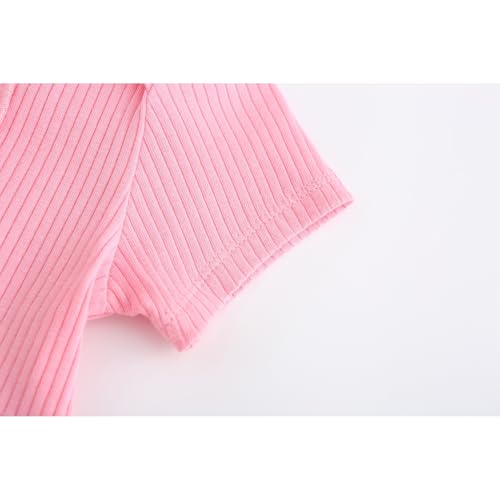 4-Pack Short Sleeve Baby Boy Girl Rompers Cartoon New born Unisex 0-12M Infant Clothes3