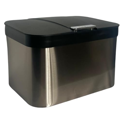 Listado de Bote de Basura Pequeño , tabla con los diez mejores. 44 ALTALIA KITCHENWARE Bote de basura pequeño para repisa de cocina basurero para basura organica Mini bote de basura con tapa Cesto de basura de acero inoxidable para mesa o...