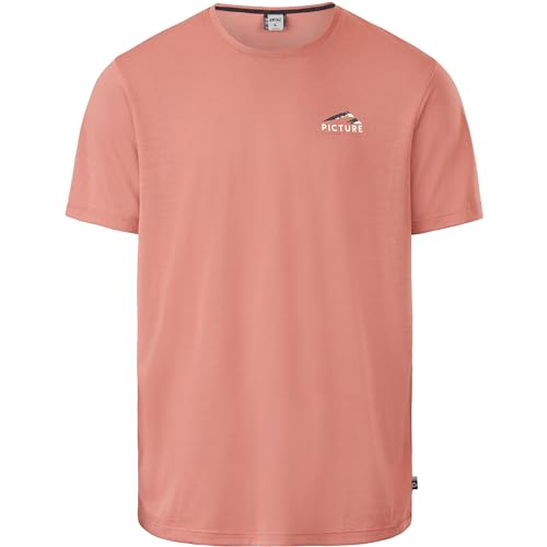 Organic Clothing TIMONT SS URBAN TECH TEE Herren (Rosa S ) Wanderbekleidung