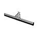 Rubbermaid Commercial Products Heavy-Duty Floor Squeegee, 22-inch Dual Moss, Silver/Metal, Heavy Duty Rubber Floor Scrubber for Bathroom/Garage/Tile