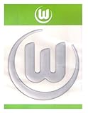 VfL Wolfsburg Autoaufkleber Logo 3D Silber