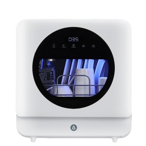 Portable Countertop Dishwasher with with 5L Built-in Water Tank,6...