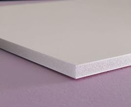 White Sintra 9" X 12" X 1MM (0.040") Plastic Boards (Package X 3)