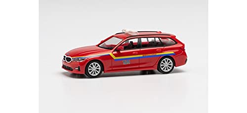 BMW Serie 3 Touring Herpa Service D'INCENDIE pour diorama de secours