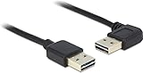 Connexions : 1 x USB 2.0 type A mâle vers 1 x USB 2.0 type A mâle coudé à gauche et à droite