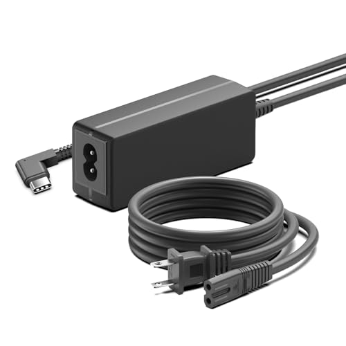 HKY 65W USB Type C Charger for Goal Zero Sherpa 100AC,Nintendo Switch 2,Square Terminal SWD4-01 SPD2-01 SPD2-01-A A-SKU-0584-A5 Contactless Magstripe Chip Reader,Peloton Bike+ Plus PL-02 Power Adapter