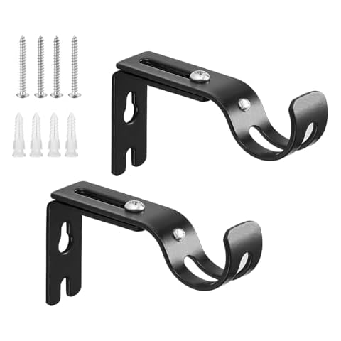 Wekuw Support de Tringle à Rideaux Cover