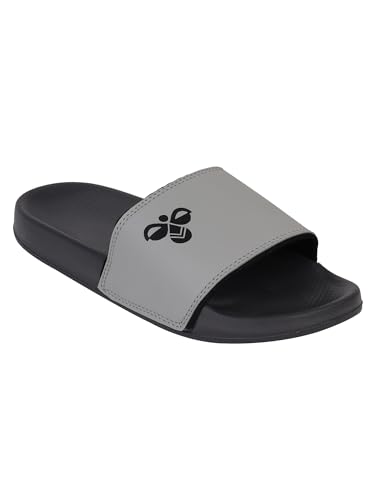 Image of hummel CLASSIC BEE WOMEN SLIDERS Comfortable Cushioned Sole Arch Support Durable Lightweight Flexible Trendy Style Flip flops and Slippers Slides for Women Daily use Chappal