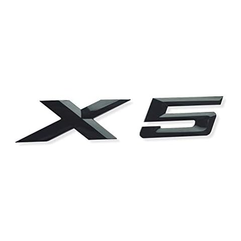 MCK Auto Black Glossy X5 Badge Replacement Cover