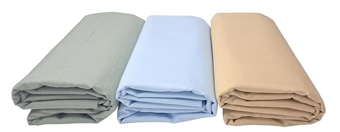 its' fashion impact Men's Premium Unstitched Cotton Blend Shirt Fabric, 2.5m, Pista Sky Blue Fawn, Set of 3, Formal and Casual Wear-picture-14