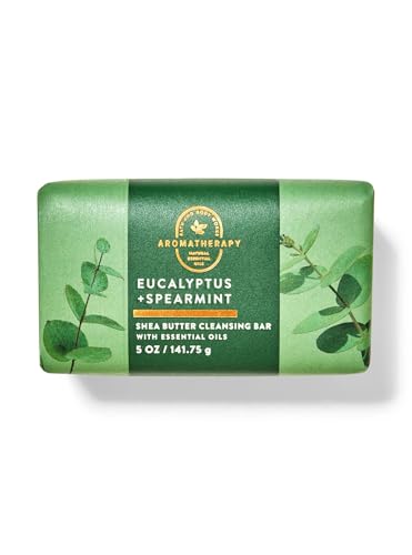 Bath and Body Works Shea Butter Cleansing Bar Soap 4.2 oz (Eucalyptus &amp; Spearmint)