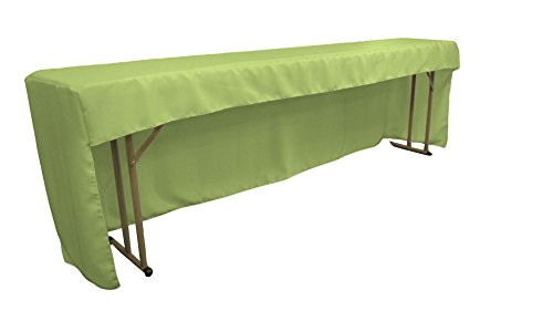LA Linen Open Back Polyester Poplin Tablecloth 72"x 18"x 30", Sage