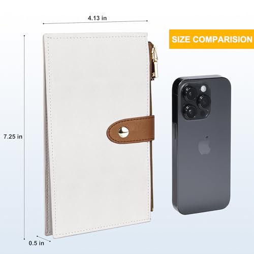 Image of Travelambo RFID Wallet Women Large Size Bifold Multi Card Wallet Case with Zipper Pocke Credit Card Holder for Women