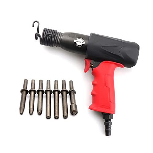 Potente aleación Aire Shovel Chisel Hammer Punching Herramienta Multi-especificación Semi-hueco/Conjunto de remache sólido,Herramientas neumáticas(190 N 7 Semi-solid)