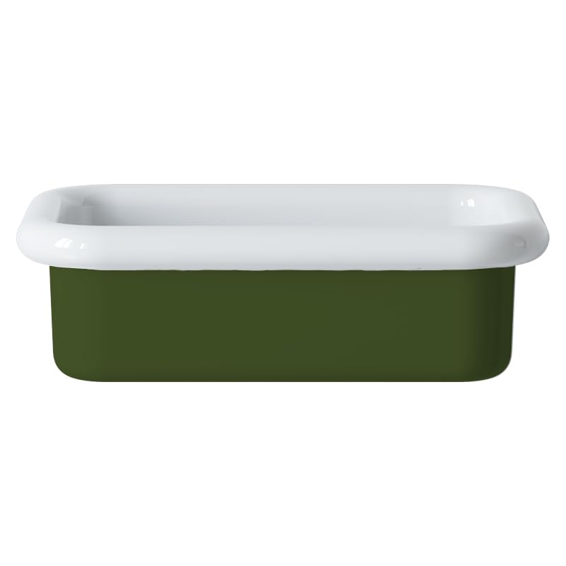 Lavabo retro de cerámica de 60 cm – True Colors Lite – Verde Espuma