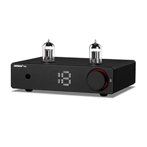 AIYIMA T20 Fully Balanced ECC83 Tube Preamplifier for Home Audio, XLR/RCA