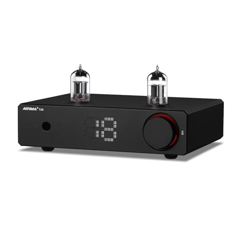 AIYIMA T20 Fully Balanced Tube Preamp - ECC83 Tube Design, Swappable Op-Amps & Tubes, XLR/RCA