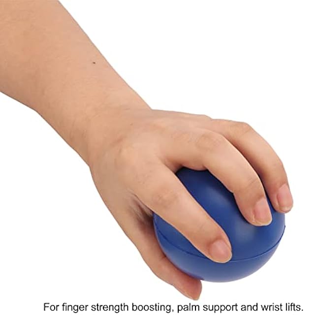 Hand Exercise Balls, Different Sizes Grip Strengthener Ball, High Elasticity for Practice