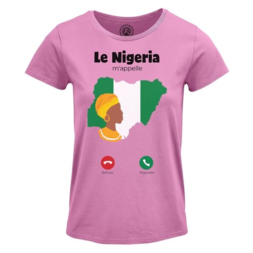 T-shirt Nigeria femme pour célébrer les festivals et soirées culturelles