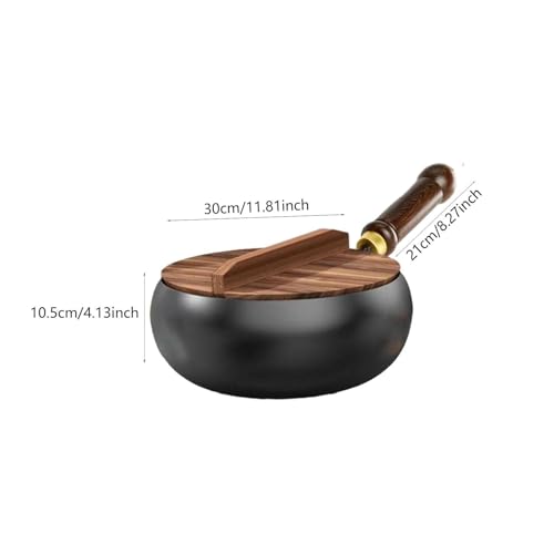 Wok antiadherente HouseVibe 30 cm fondo plano miniatura 4