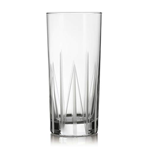 Libbey Cut Cocktails Structure Tumbler Glasses, 15.75-Ounce, Set Of 4 #TOP2