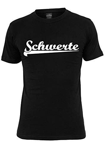 T-shirt humoristique Schwert pour homme et femme en noir