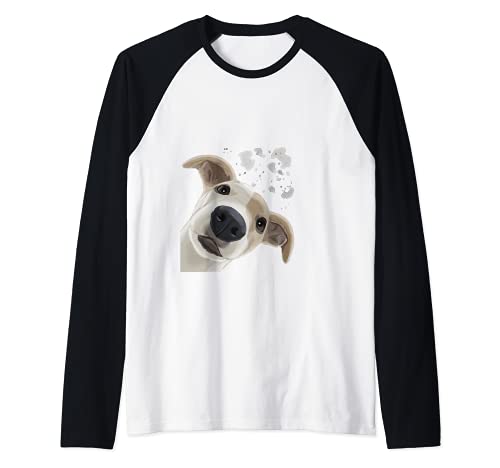 Produktfoto von Neugieriger Hund Windhund Whippet Raglan