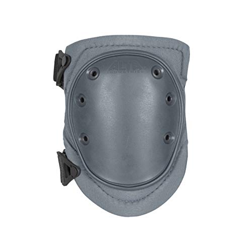 Alta 50403.50 Altaflex Knee Protector Pad, Gray Cordura Nylon Fabric, Altalok Fastening, Hard Cap, Long, Gray #TOP2