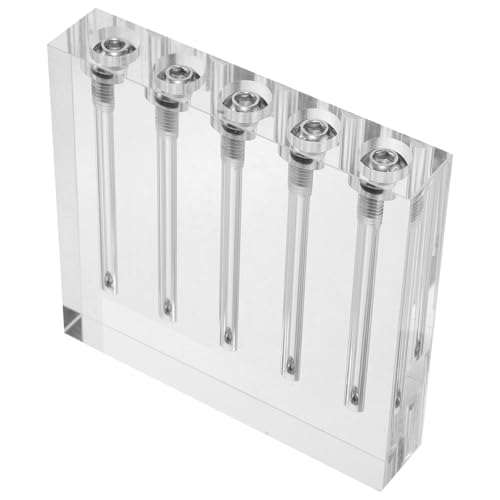 Design à cinq trous en acrylique pour le testeur de viscosité d'huile GARVALON d'atelier