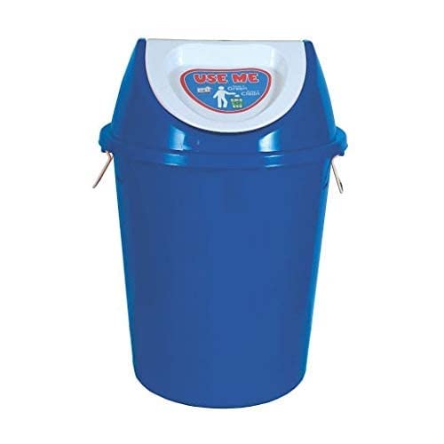 Buy OMDEE TRADING Plastic Drum, [60 LTR, Multi Colour], Swing Lid Dustbin, Big Size Drum Swing