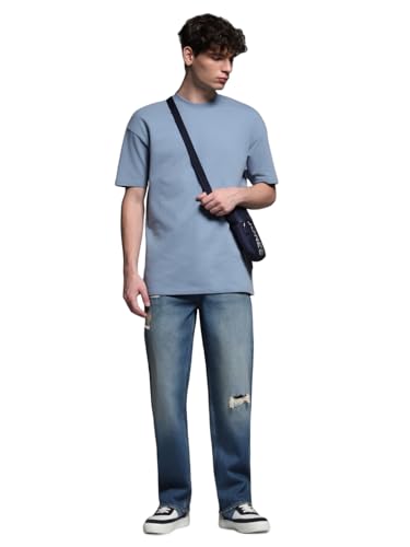 Image of Jack & Jones Men's Loose Fit Jeans | Low Rise | Jeans for Men